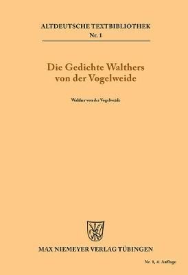 【预订】Die Gedichte Walthers von der Vogelweide 9783110483802