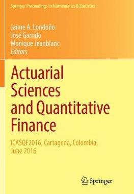 【预订】Actuarial Sciences and Quantitative Finance