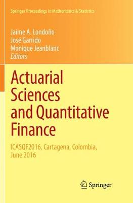 【预订】Actuarial Sciences and Quantitative Finance