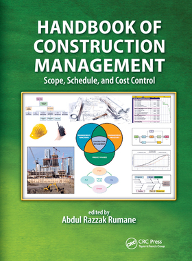 【预订】Handbook of Construction Management: Scope, Schedule, and Cost Control