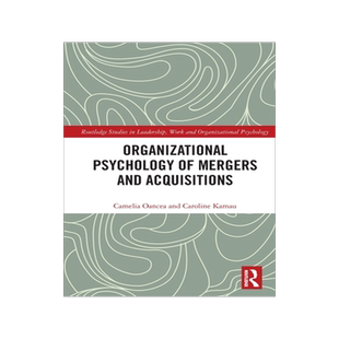 [预订]Organizational Psychology of Mergers and Acquisitions