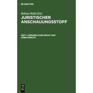 Arbeitsrecht 预订 und Recht 9783111085913 Bürgerliches