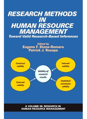 预订 Research Methods in Human Resource Management: Toward Valid Research-Based Inferences: 9781648020889