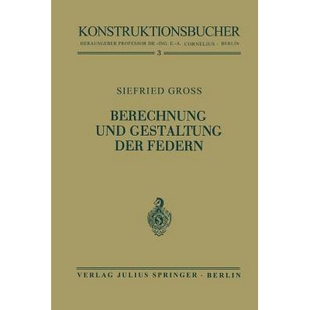 预订 Berechnung Und Gestaltung Der Federn