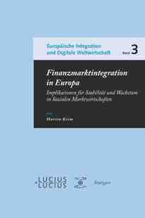 Europa Finanzmarktintegration 9783828204645 预订