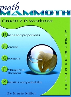 预订 Math Mammoth Grade 7-B Worktext: 9781942715252