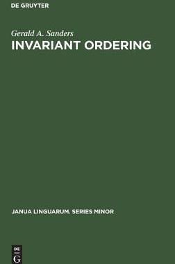 [预订]Invariant Ordering 9789027933539