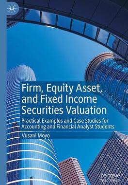 预订 Firm, Equity Asset, and Fixed Income Securities Valuation