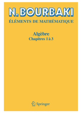 预订 Algèbre: Chapitres 1 à 3 (French Edition) Réimpression