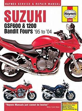 [预订]Suzuki GSF600, 650 & 1200 Bandit Fours (95 - 06) Haynes Repair Manual 9781785210518