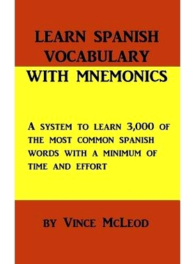 预订 Learn Spanish Vocabulary With Mnemonics: 9781479158065