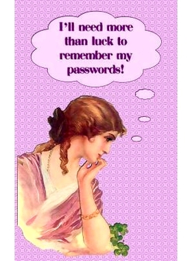 预订 I Need More Than Luck To Remember My Passwords!: Internet security password with 312 sections for internet password