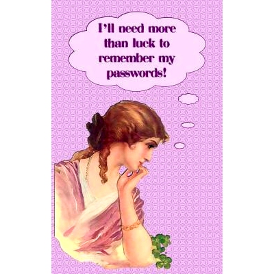 预订 I Need More Than Luck To Remember My Passwords!: Internet security password with 312 sections for internet password