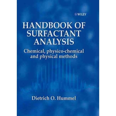 预订 Handbook Of Surfactant Analysis - Chemical, Physico-Chemical & Physical Methods 表面活性剂分析手册–化学、物理-化学