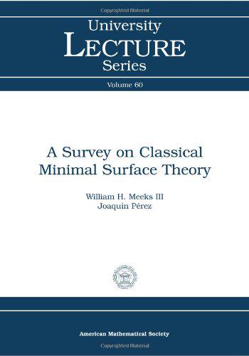 【预售】A Survey on Classical Minimal Surface Theory
