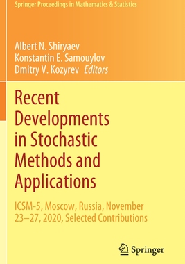 【预订】Recent Developments in Stochastic Methods and Applications: ICSM-5,  9783030832681