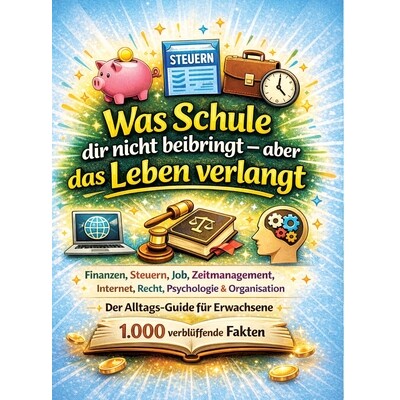 预订 Was Schule dir nicht beibringt - aber das Leben verlangt: Finanzen, Steuern, Job, Zeitmanagement, Internet, Recht,
