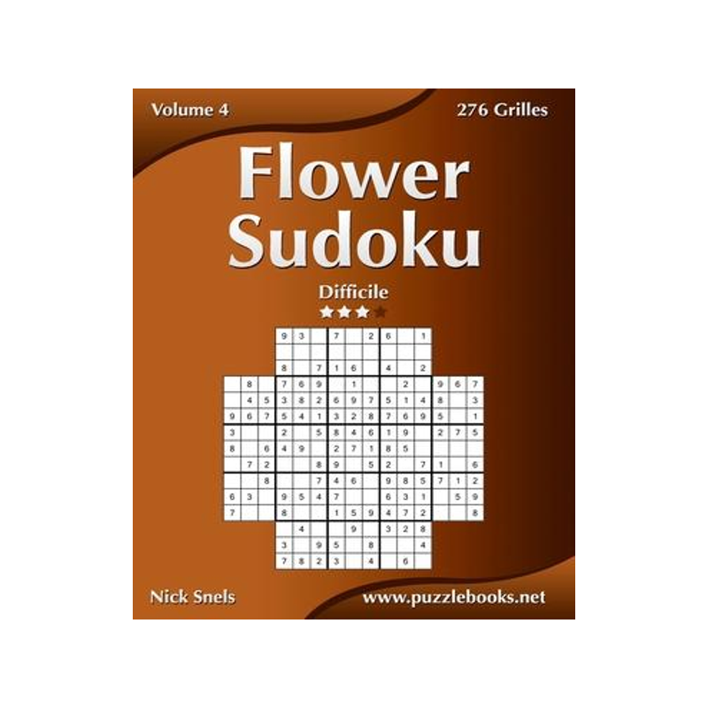 [预订]Flower Sudoku - Difficile - Volume 4 - 276 Grilles 9781512051360