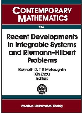 预订 Recent Developments in Integrable Systems and Riemann-Hilbert Problems: 9780821832035