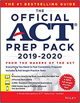 【预售】The Official ACT Prep Pack with 6 Full Practice Tests (4 in Official ACT Prep Guide + 2 Online)