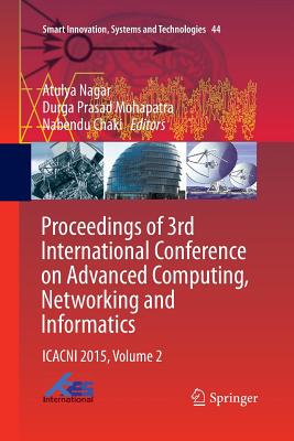 【预订】Proceedings of 3rd International Conference on Advanced Computing, Networking and Informatics