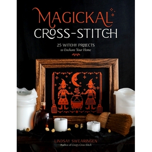 Home Magickal Cross Witchy Projects Stitch 预订 9798890030597 Enchant Your