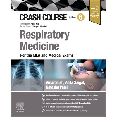 预订 Crash Course Respiratory Medicine For the MLA and Medical Exams 呼吸医学速成课程:针对 MLA 和医学考试 9780443249846