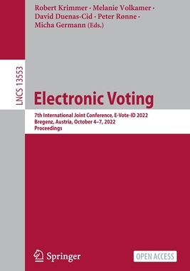 【预订】Electronic Voting 9783031159107