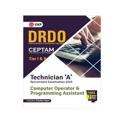 [预订]DRDO CEPTAM - Technician A Tier I & II (Computer Operator & Programming Assistant) 9789389161793