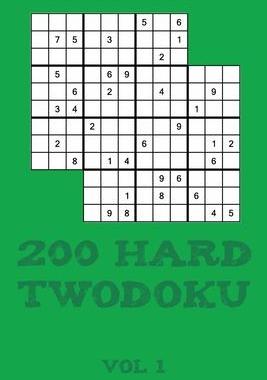[预订]200 Hard Twodoku Vol 1: Two overlapping Sudoku, puzzle booklet, 2 puzzles per page 9781671784741