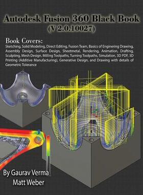 [预订]Autodesk Fusion 360 Black Book (V 2.0.10027) 9781774590218