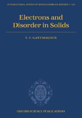 【预订】Electrons and Disorder in Solids