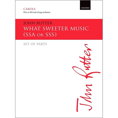 预订 What sweeter music 甜美的音乐: 9780193410039