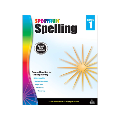 英文原版 Spectrum 拼写，1年级 Spectrum Spelling, Grade 1