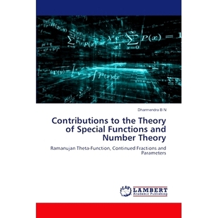 Contributions the Number 9786207996353 Functions 预订 Special Theory and