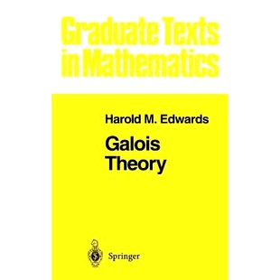 9780387909806 Theory 预订 Galois