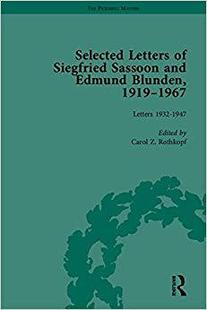 Sassoon 1919–1967 Selected Blunden Edmund and Siegfried Letters 预售