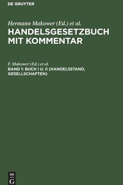 【预订】Buch I u. II (Handelsstand, Gesellschaften) 9783111159232
