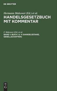 【预订】Buch I u. II (Handelsstand, Gesellschaften) 9783111159232