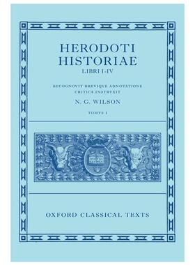 预订 Herodoti Historiae: Libri I-IV (Oxford Classical Texts)