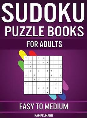 [预订]Sudoku Puzzle Book for Adults Easy to Medium: 600 Easy to Intermediate Difficulty Level for Adults w 9798601918756