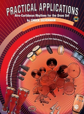 预订 Practical Applications: Afro-Caribbean Rhythms for the Drum Set (Spanish, English Language Edition), Book & Online