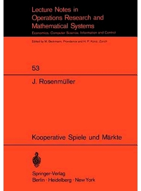 预订 Kooperative Spiele und Märkte: 9783540055501