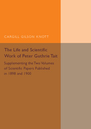 【预订】Life and Scientific Work of Peter Guthrie Tait