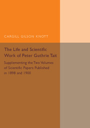 【预订】Life and Scientific Work of Peter Guthrie Tait