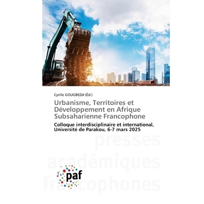 预订 Urbanisme, Territoires et Développement en Afrique Subsaharienne Francophone: 9783841630827