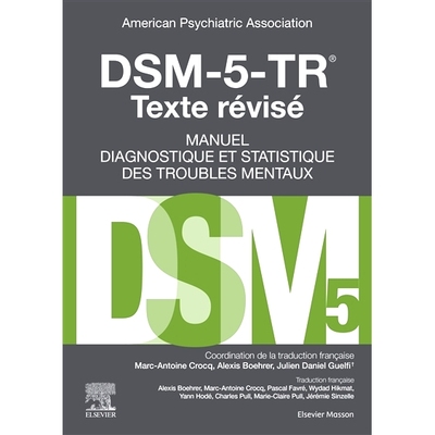 预订 DSM-5, manuel diagnostique et statistique des troubles mentaux DSM-5，精神障碍诊断和统计手册: 9782294781353