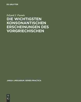 【预订】Die Wichtigsten Konsonantischen Erscheinungen Des Vorgriechischen: M 9789027919977