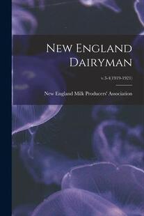 England Dairyman; 1921 预订 9781015354401 1919 New v.3
