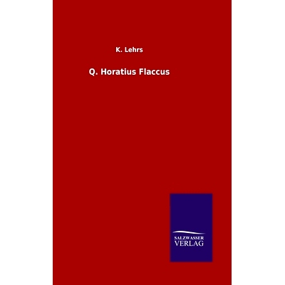 预订 Q. Horatius Flaccus: 9783846052396